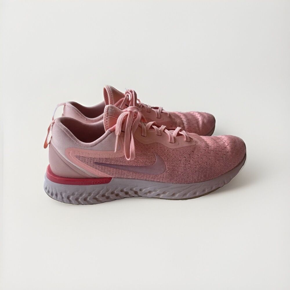 Nike Odyssey React Women's Size 9.5 Pink Tint Running Shoes AO9820-601